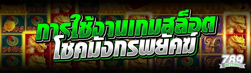 การใช้งานเกมสล็อต โชคมังกรพยัคฆ์